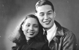 Wang Renmei y su marido 