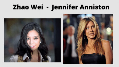 Zhao Wei la Jennifer Anniston china